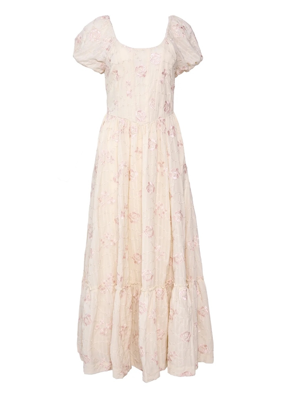 NWT IVY CITY CO TARA DRESS IN GILDED ROSE STRIPE XL - Picture 7 of 10